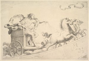 Allegori til ære for Ludvig XIV. av Claude Mellan
