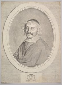 Alphonse III Delben, biskop av Orleans. av Claude Mellan