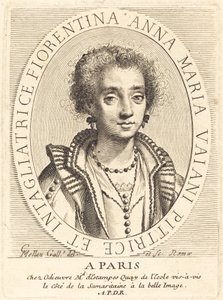 Anna Maria Vaiani av Claude Mellan