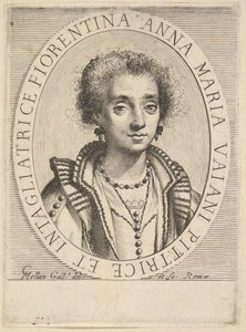 Anna Maria Vaiani, 1624-36. av Claude Mellan