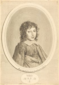 Armand de Bourbon, prins av Condi av Claude Mellan