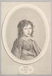Armand de Bourbon, prins av Conti. av Claude Mellan