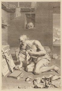 Den botsferdige Sankt Hieronymus av Claude Mellan