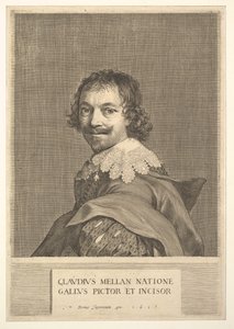 Claude Mellan: Selvportrett, 1635. av Claude Mellan