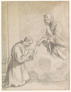 De H. Cajetanus van Thiene neemt van Maria het Christuskind in de armen   1374407   no       norwegian Successfully Translated  Original: Woman watering plants, c1951. Translat: Woman watering plants, c1951. 1153835 no norwegian Successfully Translated Ori av Claude Mellan