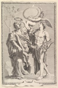 Frontispice: Virgil, Publius Virgilii Maronis Opera, 1641 av Claude Mellan