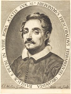 Girolamo Frescobaldi av Claude Mellan