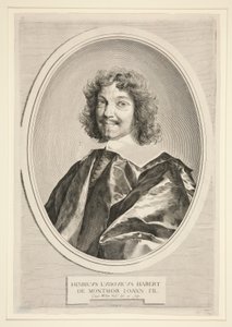 Henri Louis Habert de Montmor av Claude Mellan
