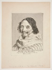 Henry de Mesmes av Claude Mellan