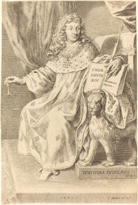 Ludvig XIV av Claude Mellan