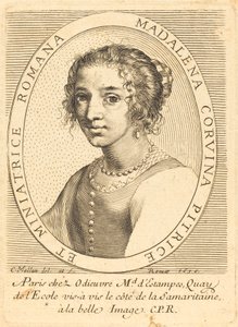 Maddalena Corvina av Claude Mellan
