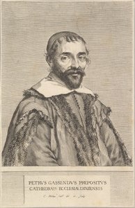 Pierre Gassendi, ca. 1637 eller 1638. av Claude Mellan