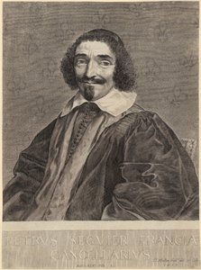 Portrett av kansler Pierre Séguier av Claude Mellan