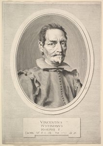 Portrett av Vincenzo Giustiniani, 1631. av Claude Mellan