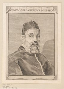 Portrett av Urban VIII av Claude Mellan