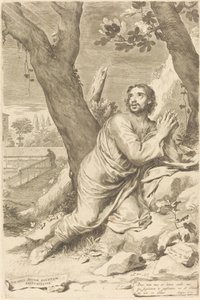 Saint Augustine av Claude Mellan