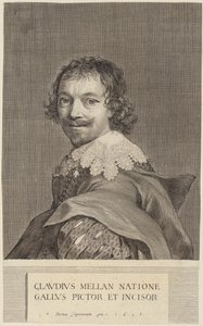 Selvportrett av Claude Mellan av Claude Mellan