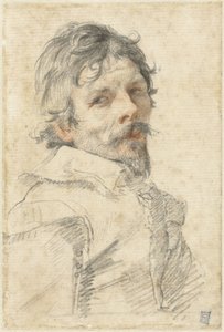 Selvportrett, ca. 1640. av Claude Mellan
