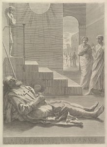St. Alexis, 1649. av Claude Mellan