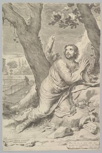 St. Augustine, 1660. av Claude Mellan