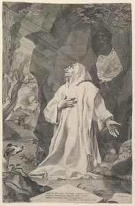 St. Bruno. av Claude Mellan