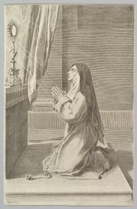 St. Claire, 1667. av Claude Mellan