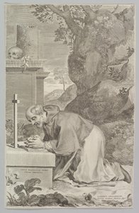 St. Claude, 1664. av Claude Mellan