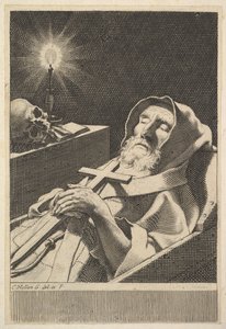 St. Francis de Paul. av Claude Mellan