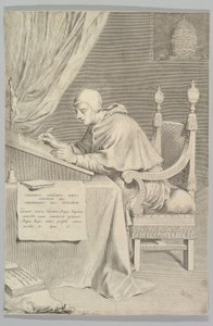 St. Gregory, 1681. av Claude Mellan