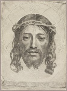 Likkledet til Saint Veronica av Claude Mellan