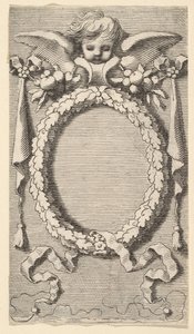 Tittelside: Desmarets de Saint-Sorlin, Jomfru Marias kontor, 1645. av Claude Mellan