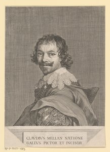 Selvportrett av Claude Mellan