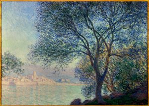 Antibes, utsikt over Salis-maleriet av Claude Monet (1840-1926) 1888. Dim. 0,65 x 0,92 m. Privat samling av Claude Monet