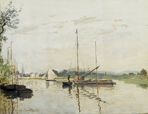 Argenteuil - olje på lerret av Claude Monet