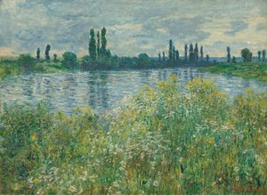 Seinebredden, Vétheuil av Claude Monet