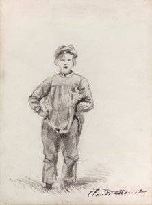 Gutt på landet av Claude Monet