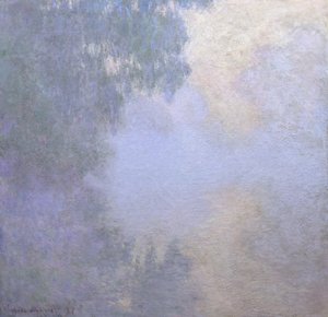 Gren av Seinen nær Giverny av Claude Monet