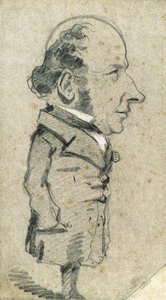 Karikatur av Eugène Marcel av Claude Monet