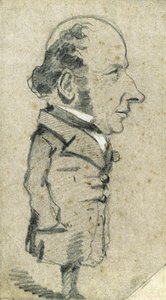 Karikatur av Eugène Marcel av Claude Monet