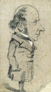Karikatur av Eugène Marcel av Claude Monet