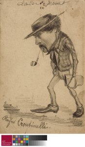 Karikatur av Henri Cassinelli av Claude Monet