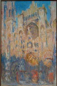 Rouen katedral. Soleffekt, slutt på dagen av Claude Monet