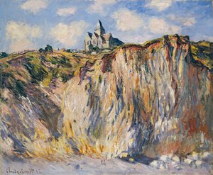Kirke i Varengeville, morgen, 1882 av Claude Monet