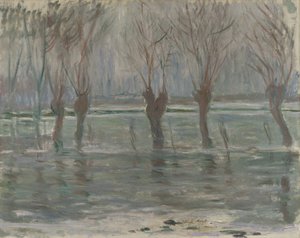 Flomvann, 1896 av Claude Monet