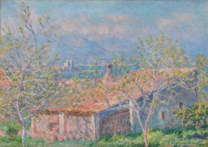 Gartnerens hus i Antibes av Claude Monet