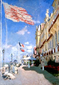Hotel des Roches Noires, Trouville, 1870 av Claude Monet