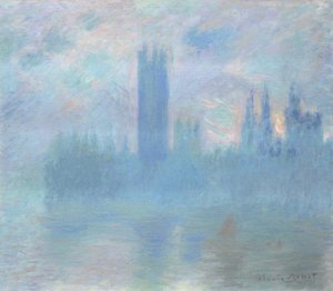 Houses of Parliament, London, 1900-01 av Claude Monet