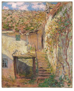 Trappen, 1878 av Claude Monet