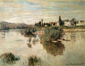 Seinen ved Lavacourt av Claude Monet