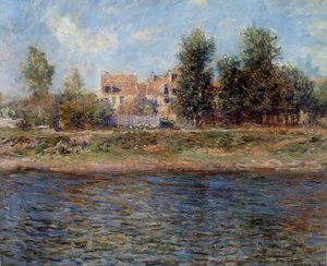Berge of La Seine, 1880. av Claude Monet